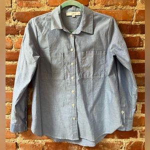 Light blue LOFT button down - Petite S
